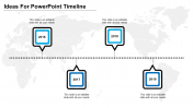 Magnificent PowerPoint Timeline Template with Four Nodes
