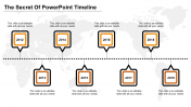 Incredible PowerPoint Timeline Template With Eight Nodes
