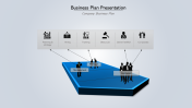 A Six Node Attractive Business Plan Presentation Template