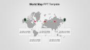 Stunning World Map PPT Template Presentation Designs