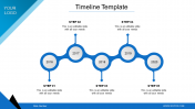 Get superb Five Noded Slide Timeline Template presentation