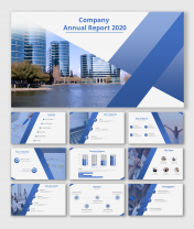 Attravtive Annual Report PowerPoint And Google Slides Themes