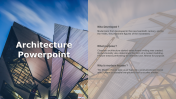 Modern Architecture PowerPoint Template and Google Slides