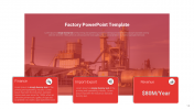 Editable Factory PowerPoint Presentation Template Designs