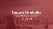 Attractive Company Introduction PPT Presentation Design