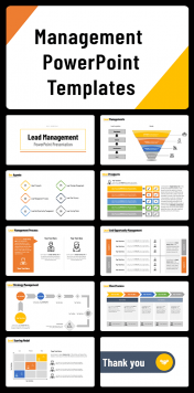 Customized Leadership And Management PowerPoint Template