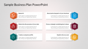 Sample Business Plan PowerPoint Template-Multicolor