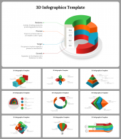 3D Infographics PowerPoint  and Google Slides Templates