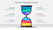 Sand clock Infographics template in PowerPoint
