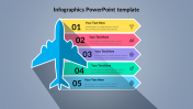 Amazing Infographics PowerPoint Template-Aeroplane Model