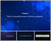 Polygon Background PowerPoint and Google Slides Templates