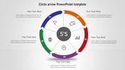 Circle Arrow PowerPoint Template and Google Slides