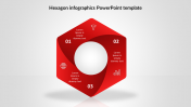 Hexagon Infographics PowerPoint Template-Three Node