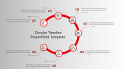Circular Timeline PowerPoint Template and Google Slides