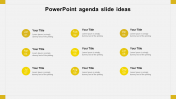 Creative PowerPoint Agenda Slide Ideas Template