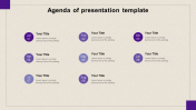 Effective Agenda Of Presentation Template-Eight Node