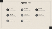 Impressive Agenda PPT Download PowerPoint Template