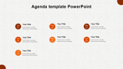 Impressive Agenda Template PowerPoint Download 7-Node