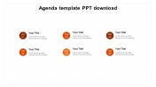 Download our 100% Editable Agenda Template PPT Download