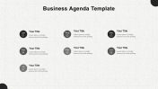 Enrich your Business Agenda Template Download Slides