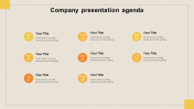 8 Steps Company Presentation Agenda Slide Templates