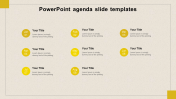 Amazing PowerPoint Agenda Slide Templates Presentation