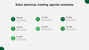 Attractive Sales Planning Meeting Agenda Examples