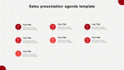 Customizable Sales Presentation Agenda Template PPT
