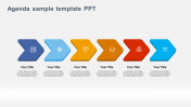 Impressive Agenda Sample Template PPT Slides Presentation