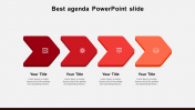 Best Agenda PowerPoint Slide Template Design 4-Node