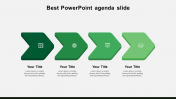 Best PowerPoint Agenda Slide Template Design 4-Node