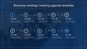 Business Strategy Meeting Agenda PPT Template &amp; Google Slide