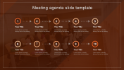 Find our Collection of Meeting Agenda Slide Template