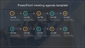 Stunning Multi-Color PowerPoint Meeting Agenda Template