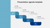 Amazing Presentation Agenda Template-Four Node