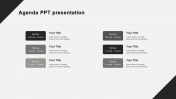 Excellent 6 Steps Agenda PPT Presentation Slide Template