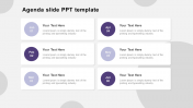 Download Unlimited Agenda Slide PPT Template Presentations