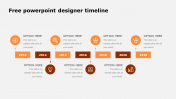 Designer Timeline PowerPoint Template and Google Slides
