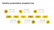 Enrich your Timeline Presentation Template Free Slides