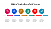 Concise Editable Timeline PPT Template and Google Slides