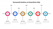 Multicolor Timeline On PowerPoint Slide Template