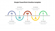 Get Simple PowerPoint Timeline Template Presentation