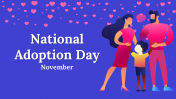 Creative National Adoption Day PowerPoint Template