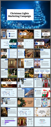 Christmas Lights Marketing Campaign PPT and Google Slides