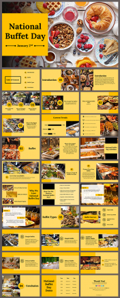 National Buffet Day PowerPoint And Google Slides Themes