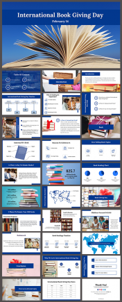 International Book Giving Day PPT and Google Slides