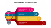 Creative Business Idea PPT Template Free-Four Node