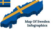 Map Of Sweden Infographics PowerPoint Presentation