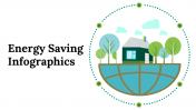 Easy To Use Energy Saving Infographics PowerPoint Template