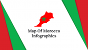Easy To Use Map Of Morocco Infographics PPT And Google Slides